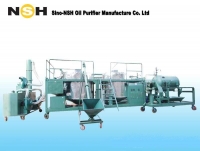 Black Engine Oil refinery and recycling machine